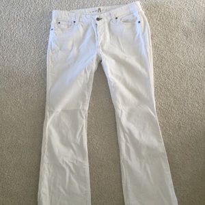 7 for all man kind cream corduroy pants
