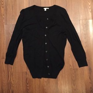 Black button up cardigan