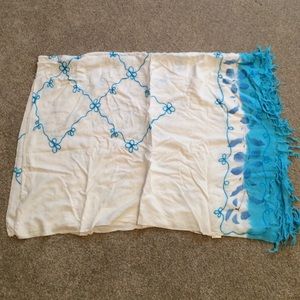 Beautiful Embroidered Sarong from Brazil