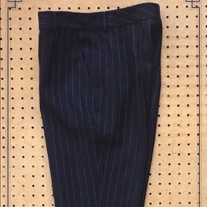 Ralph Lauren navy  pinstriped wool pants