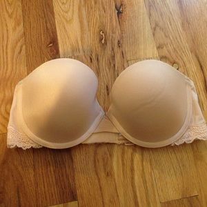 VS nude strapless Bra