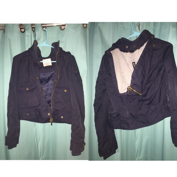 American eagle outfitters navy blue jacket