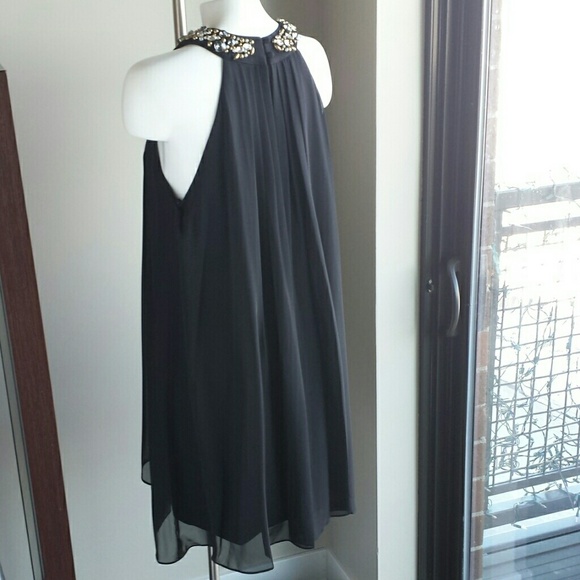 *SOLD*VINCE CAMUTO BLACK EVENING DRESS* - Picture 2 of 4