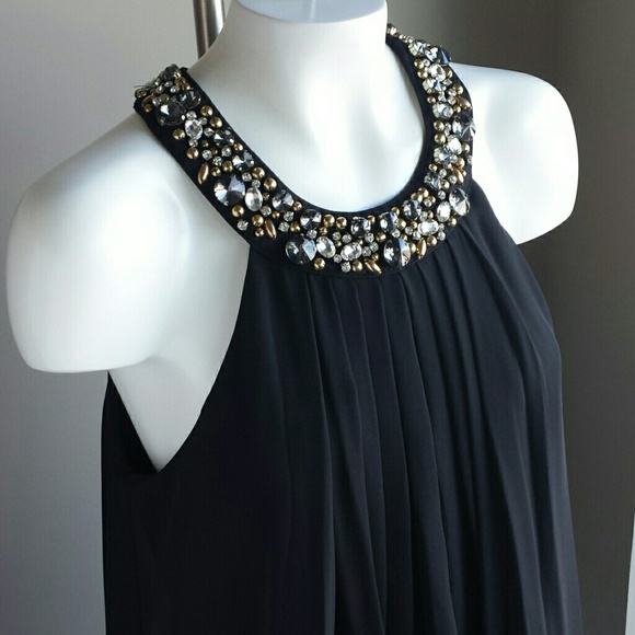 *SOLD*VINCE CAMUTO BLACK EVENING DRESS* - Picture 3 of 4