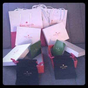 Kate Spade Shop Bags/Gift Boxes/Dustbags/CareCards
