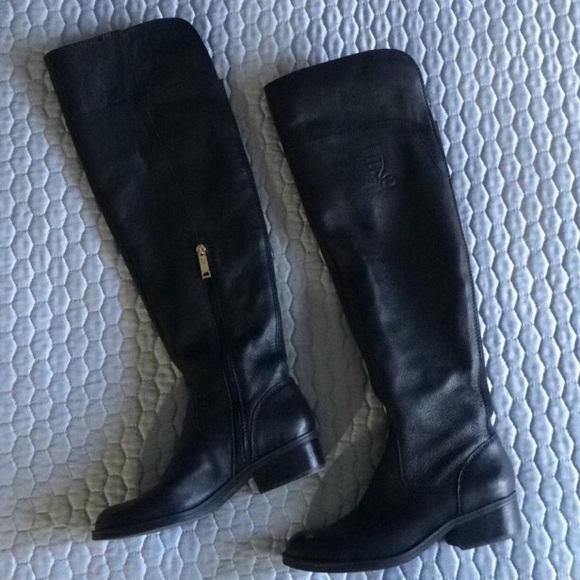Tommy Hilfiger Shoes - Black Giorgia Leather Boots Tommy Hilfiger