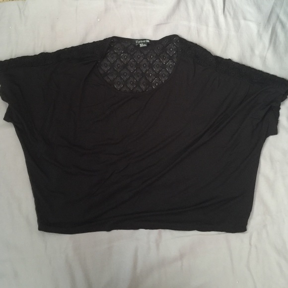 Forever 21 Black Crop Top