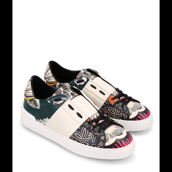 Valentino printed low top sneakers