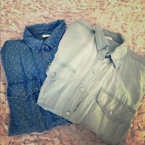 Denim shirts