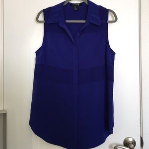 Forever 21 Sleeveless Button Down Top