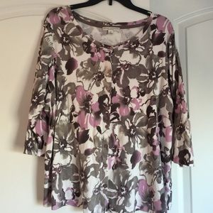 floral cardigan size 3x.