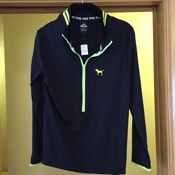PINK Victoria's Secret Tops - NWT VS PINK ultimate half zip