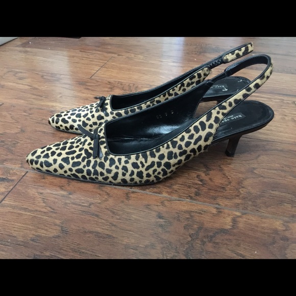 Kate Spade Calf Hair kitten heels