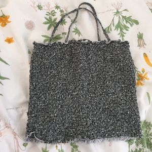 BRANDY MELVILLE FLORAL TUBE TOP