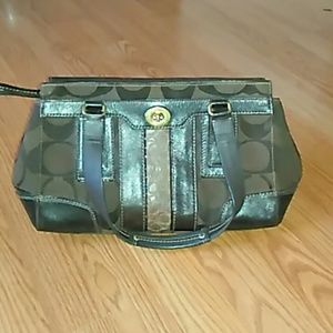 Brown Coach bag
