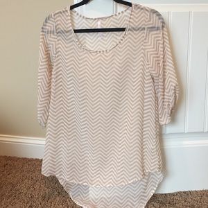 Chevron tunic