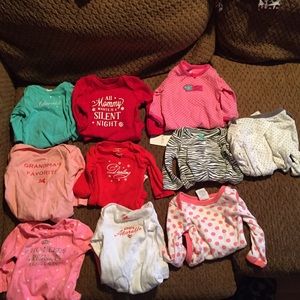 Long sleeve Carter onesies