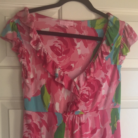Lilly Pulitzer HPFI Hotty pink first impression M - Picture 2 of 2