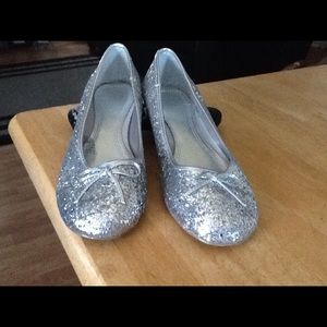 Flat Silver Shoes