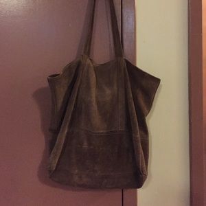 Mango Suede Tote