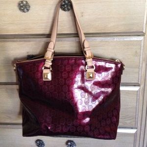Deep red Michael Kors purse