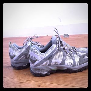 Gore-Tex hiking boots by North Face, worn once.