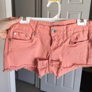 Refuge peach shorts
