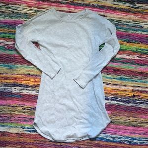 Grey Long Sleeve Dress