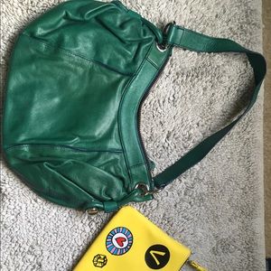 Beautiful green Banana Republic hobo bag