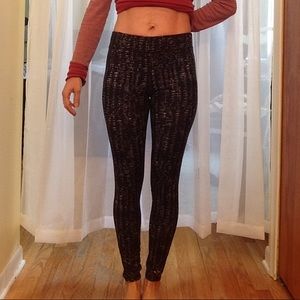 Black and grey leggings
