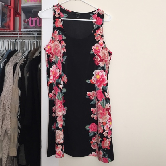 Silk floral lose fitting dress