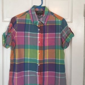 Ralph Lauren madras blouse