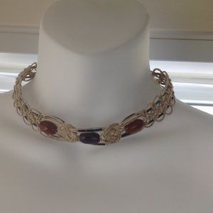 Handmade hemp choker. 15"