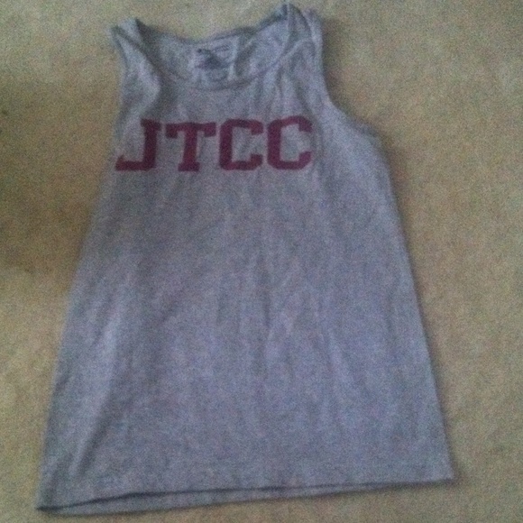 Grey JTCC tank top.