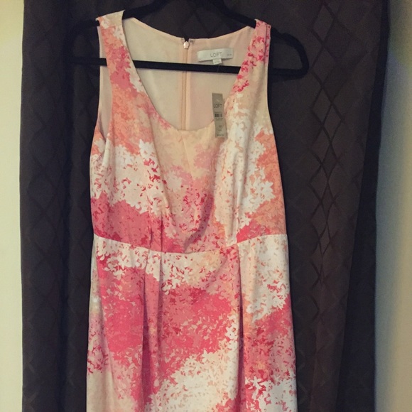 Ann Taylor Loft coral dress