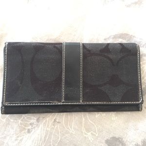 COACH WALLET in black