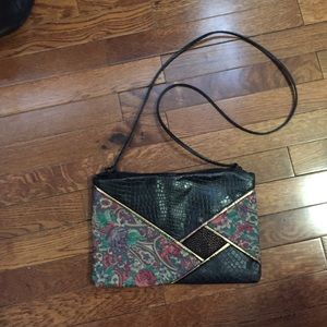 Vegan Leather envelope cross body purse