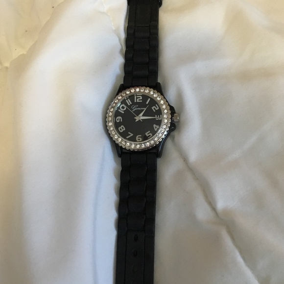 Black Geneva watch
