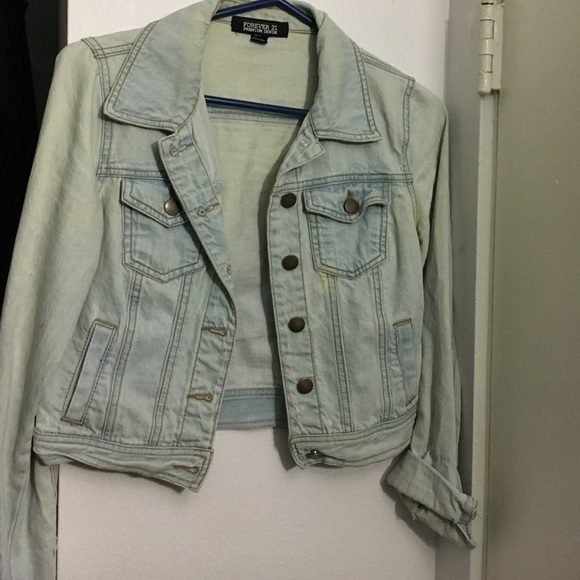 Forever 21 Light wash jean jacket