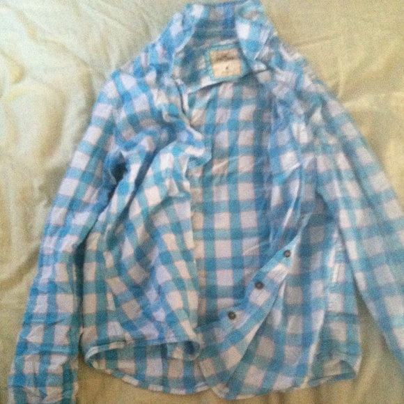Holister plaid button up