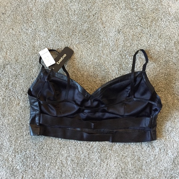Leather Bra Top - Picture 3 of 4