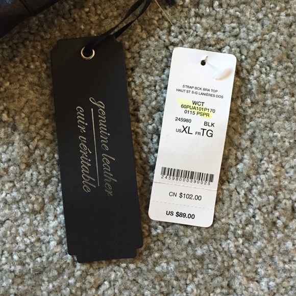 Leather Bra Top - Picture 4 of 4