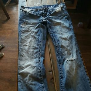 Faded jeans