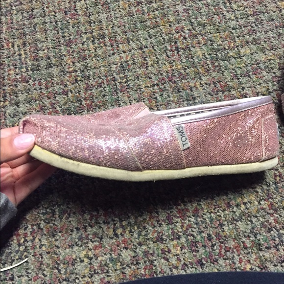Glitter Pink Toms