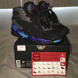 Jordan retro 8's Aqua Blues