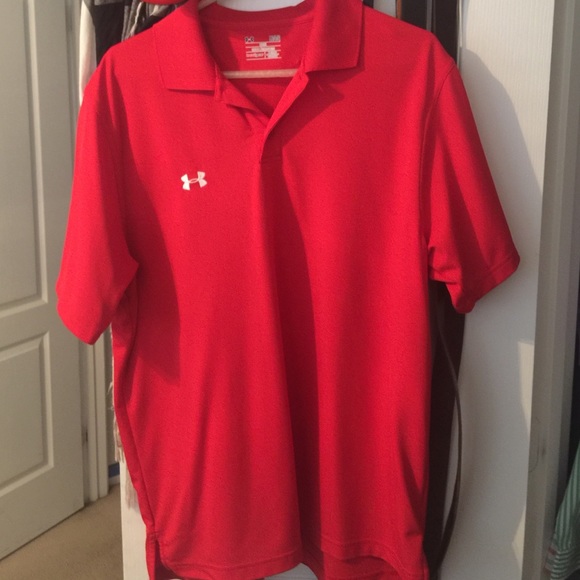 Men's UnderArmour loose fit polo
