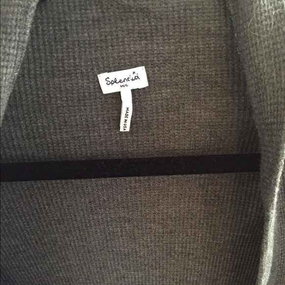 Splendid grey thermal cardigan - Picture 2 of 3