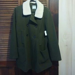 Green coat