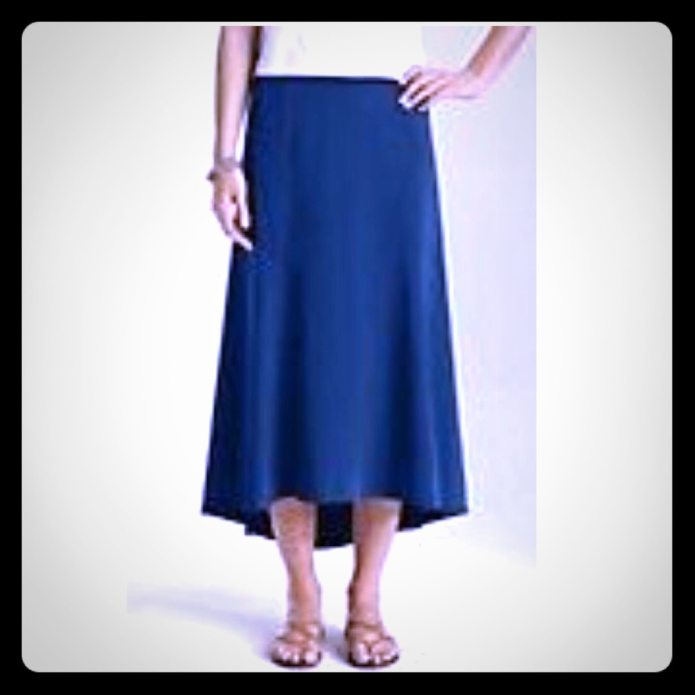 Perfect Pima Hi-Low skirt