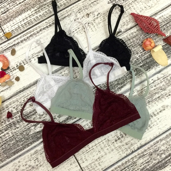 FRANCESCA delicate bralette -8 colors - Picture 2 of 4